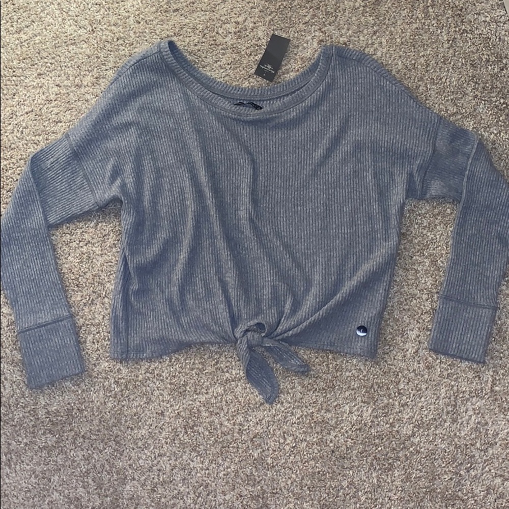 Abercrombie & Fitch Tie Front Shirt, size L, BNWT